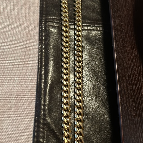Stunning 14k solid gold big chain Cuban link with diamond clasp 💯 - Picture 12 of 17